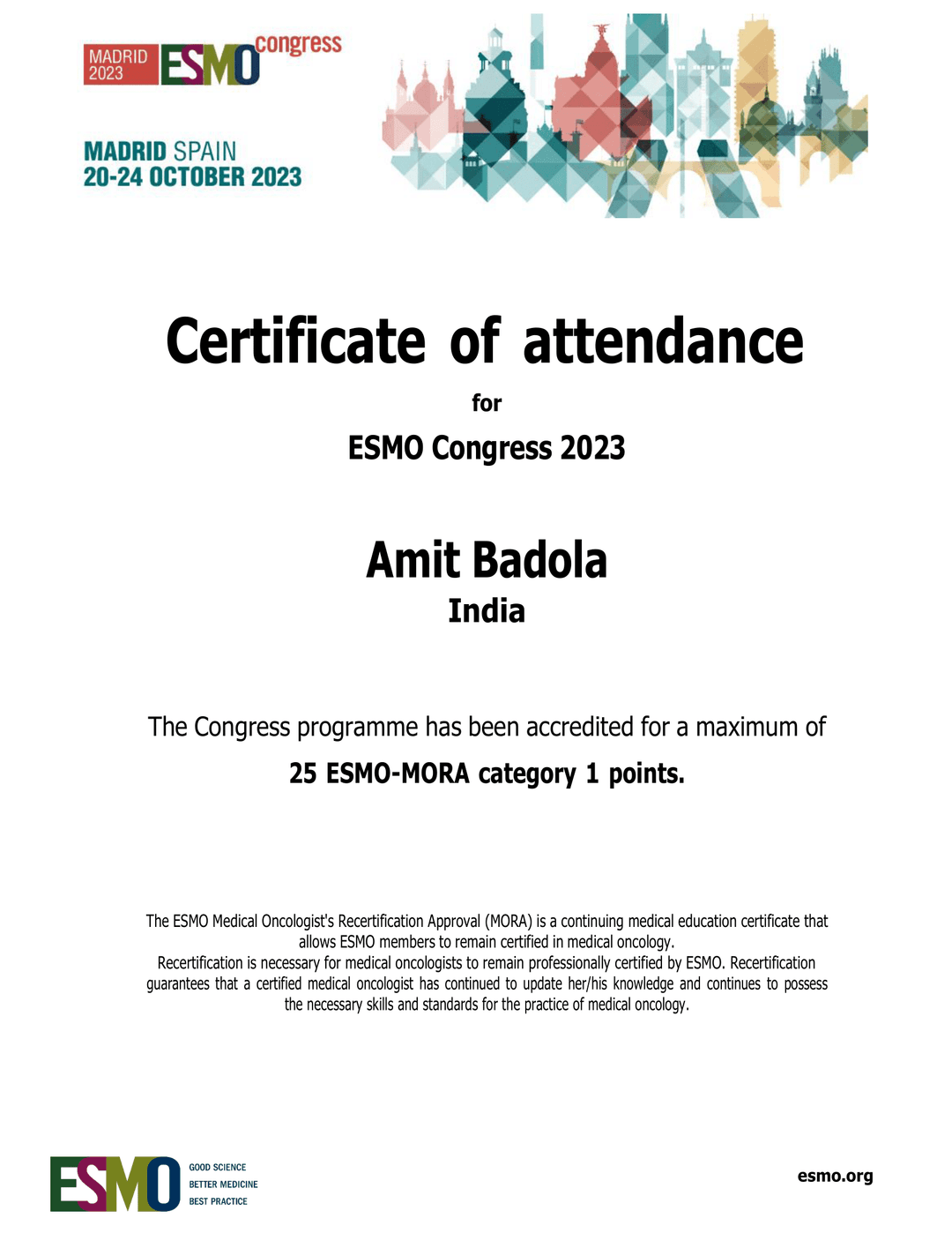 Certificate 9